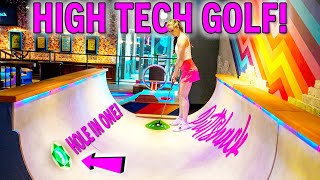 Crazy HIGH TECH Mini Golf!