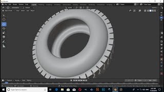 Blender 2.81 - A Tyre modeling