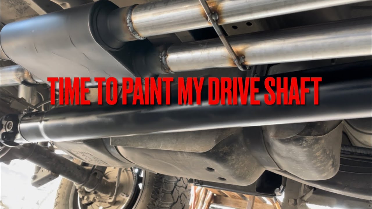 Painting my Drive Shaft YouTube