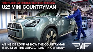 First Look at the 2025 MINI Countryman Production at the Leipzig Plant in Germany