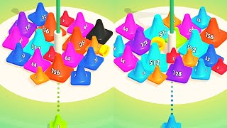 Merge Blocks 3d-2048 Puzzle,walthrough gameplay#gameparkarea#2048game#puzzlegame#blockpuzzle screenshot 1