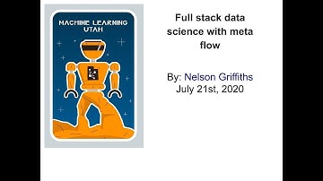 Full stack data science with meta flow