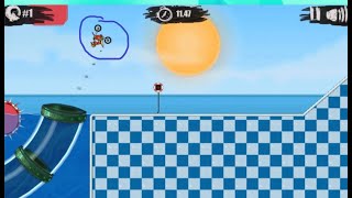 Moto X3M 5 Pool Party (level 1) screenshot 5