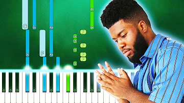 Khalid - Up All Night (Piano Tutorial Easy) By MUSICHELP