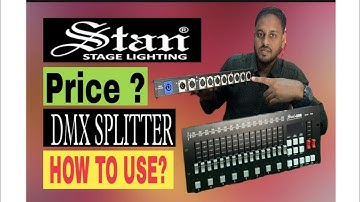 How To Use DMX Splitter || DMX Splitter kaise use Kare