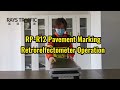 RP-R12 pavement marking retroreflectometer operation video