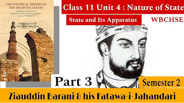 Class 11 Nature of State | State and its Apparatus|History| Semester 2| Part 3 WBCHSE|New Syllabus|