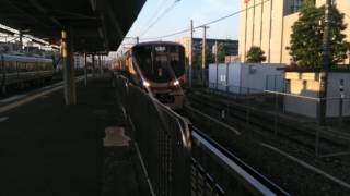 JR西323系LS08編成通過試運転@長岡京駅