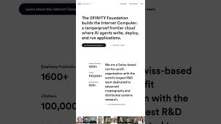 DFINITY Was Built To FIX Ethereum #ICP #InternetComputer #Shorts