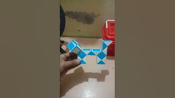 how to make cat with snake cube #shorts