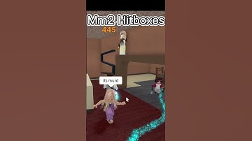 Hitboxes in MM2 are garbage 💀 #shorts #roblox #mm2 #robloxedit #shortsvideo