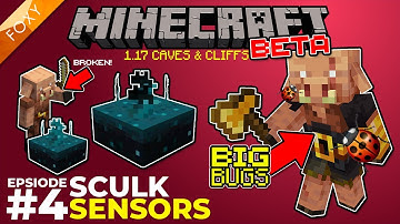 PIGLIN BUGS!!! - Beta Testing [4] | Minecraft 1.17 - SCULK SENSOR | Minecraft Bedrock Edition Beta