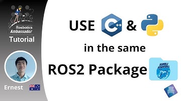 How to use C++ and Python in the same ROS2 package | ROS2 Humble Tutorial