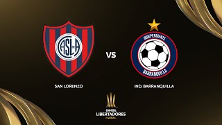 SAN LORENZO vs. IND. BARRANQUILLA | CONMEBOL LIBERTADORES FUTSAL 2024