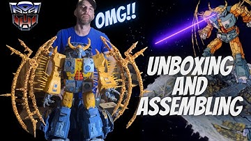 Haslab Transfromers: War For Cybertron Unicron Unboxing and Review!