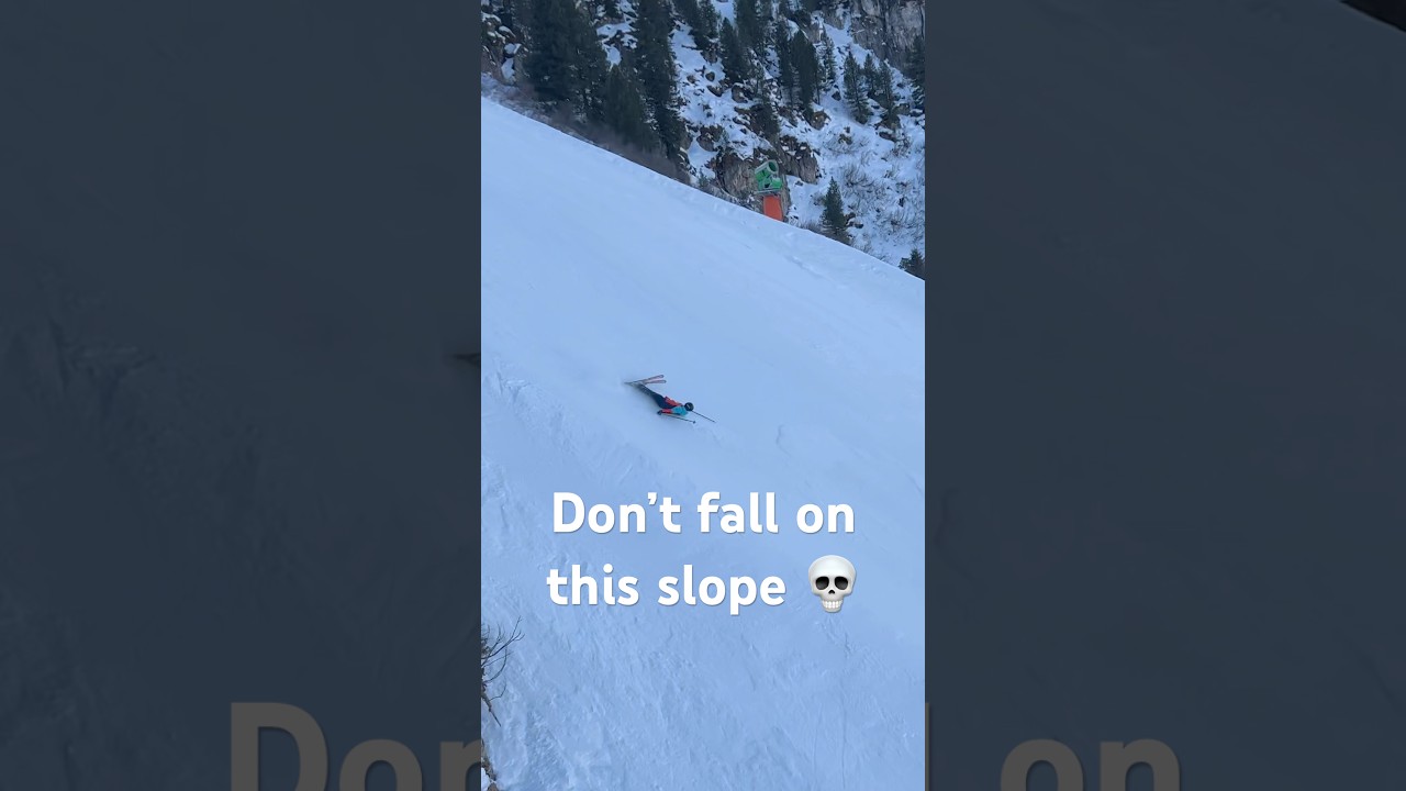 Skier falls on the steepest run in Austria 😂