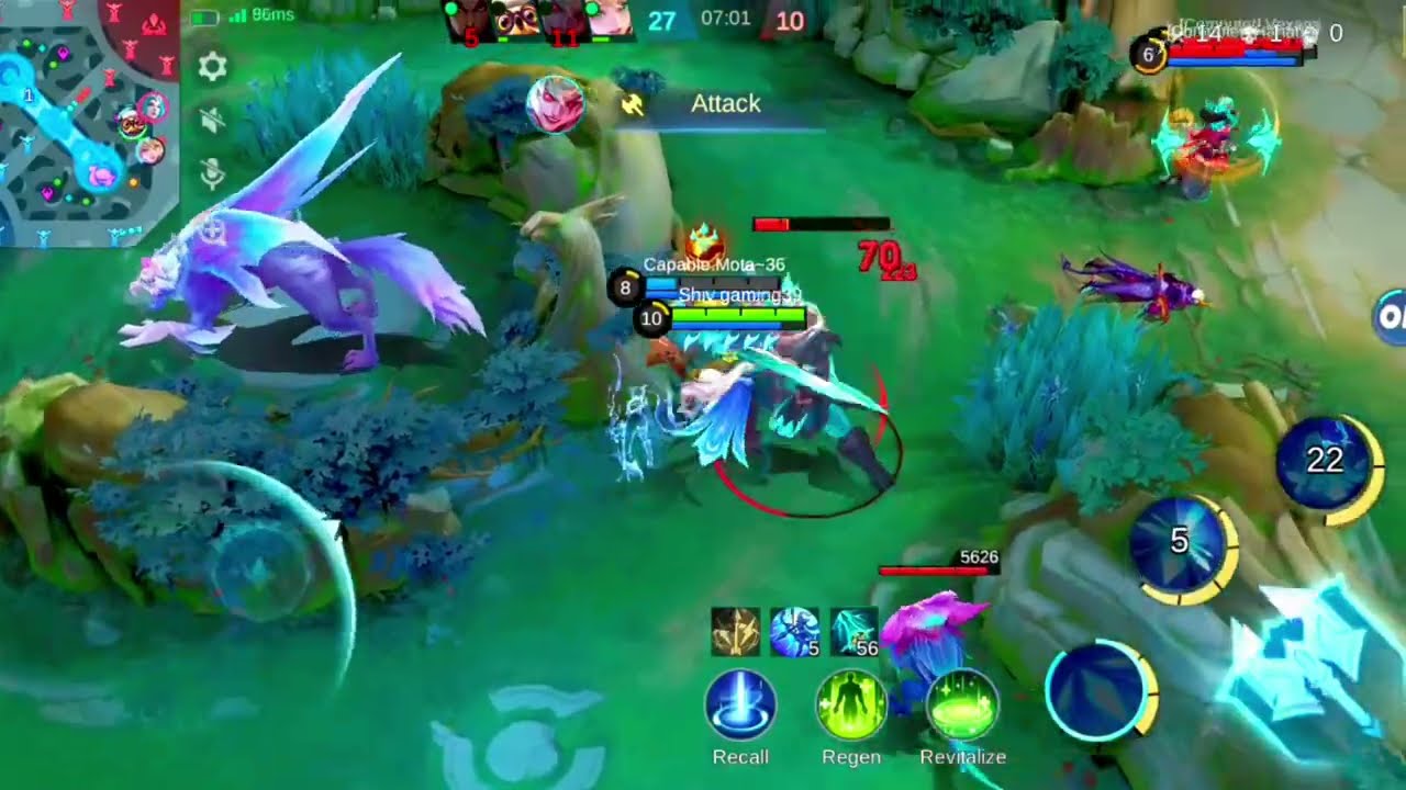 Insane gameplay with Naraka flame : MIYA 😱 || moba legends 5v5 