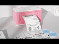 Pink Thermal Shipping Label Printer for Starting Your Own Online Store