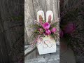 Quick Spring Decor Kit | DIY Chunky Easter Bunny Shelf Sitter