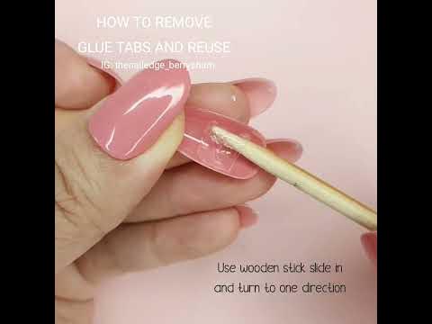 How To Reuse Press On Nails - YouTube