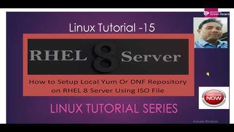 Linux Tutorial -15 -How to Setup Local Yum Or DNF Repository on RHEL 8 Server Using ISO File