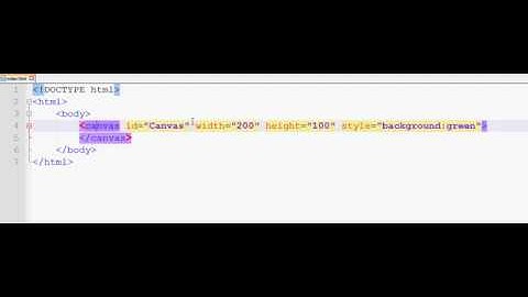 Canvas Tag - HTML5 Tutorials in Hindi
