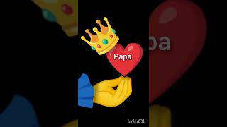 I love Papa ❤️#shorts #shayari #rap #love #sad