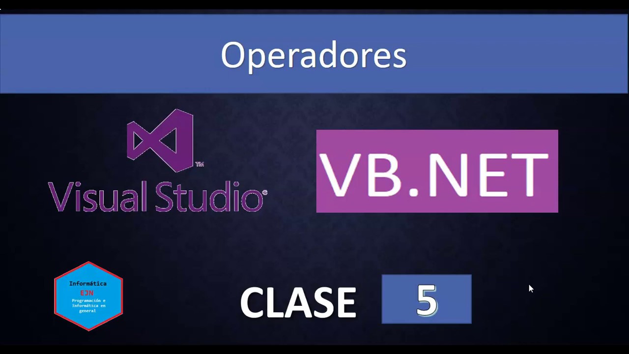 5 programación en visual basic net con visual studio 2019