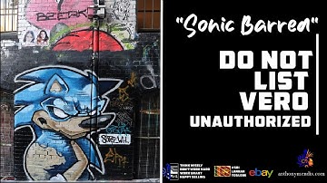 Sonic Barred - Do Not List - VeRO Unauthorized