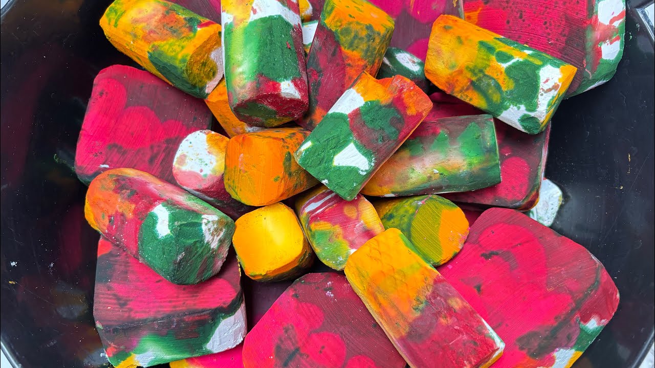 Multicolor Cylinders and Blocks | Soft Crispy and Dusty | Oddly Satisfying 