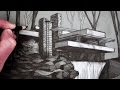 30+ Top For Falling Water Frank Lloyd Wright Drawing
