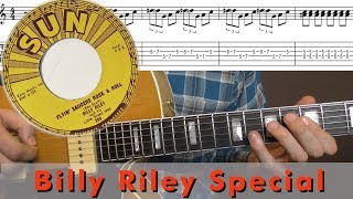 Rockabilly Guitar Lesson - Billy Riley Special - Red Hot and Flying Saucers