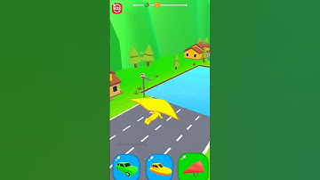 Shape Shifter🏃🚗🚁🛥️ (Lvl-5) SpeedRun Gameplay | Blob Shape Shifter  #shorts #games #shapeshifting