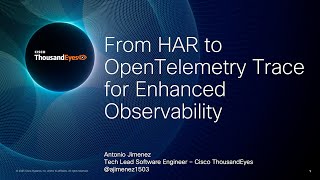 SREcon25 Americas - From HAR to OpenTelemetry Trace: Redefining Browser Observability