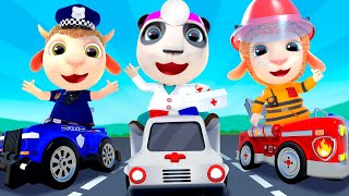 Rescue Team Songs: Super Fireman Song ( Eng ) | Nursery Rhymes | Dolly And Friends 3D | Cartoon