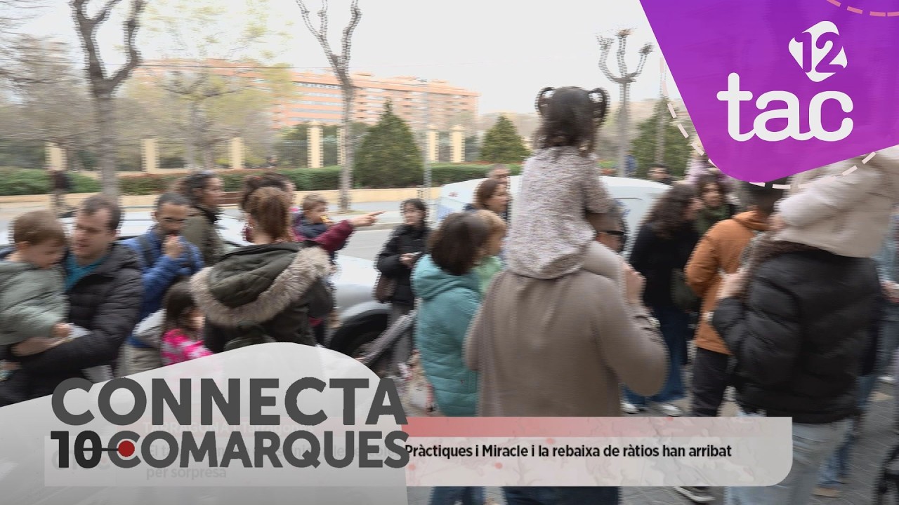 🟣 Les famílies es manifesten pel tancament de línies infantils
