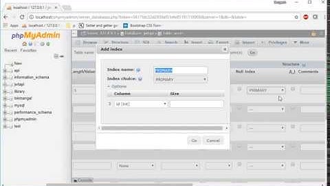 REST API Development Part 5: Create dataBase and tables
