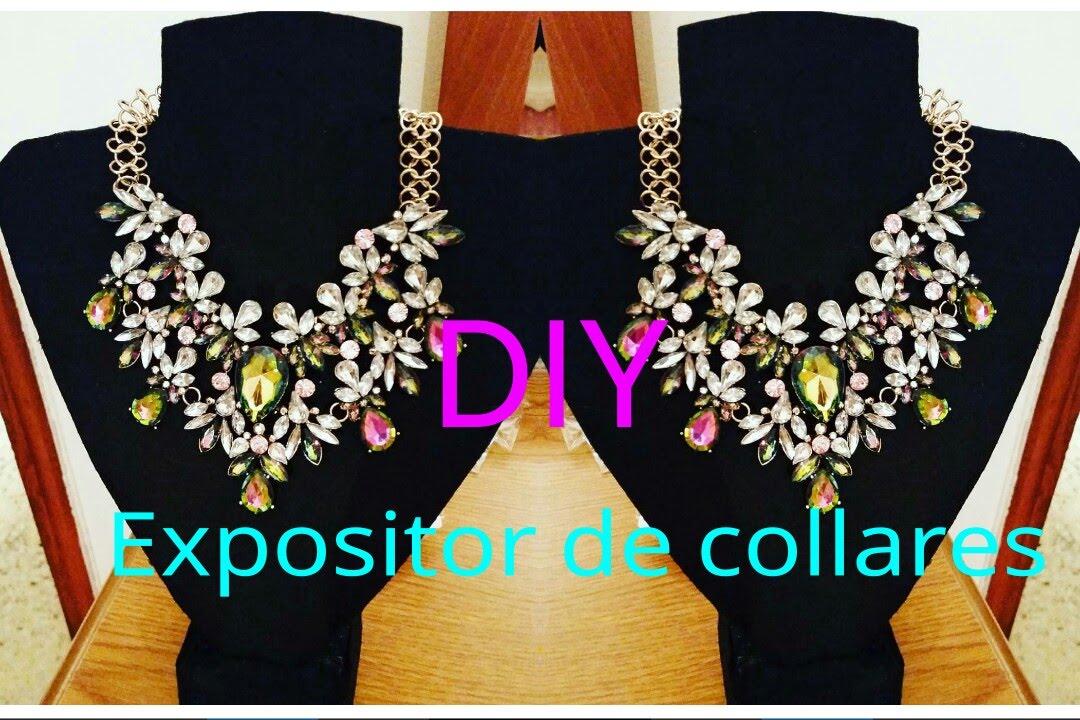 DIY ♡Expositor de collares fácil y rápido 👑