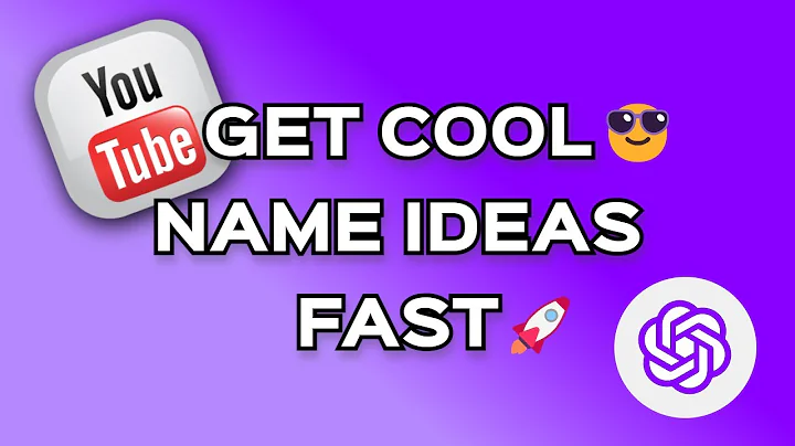 Generate Catchy YouTube Channel Names in Seconds!