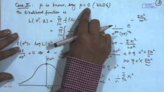 ⁣Mod-05 Lec-05 Finding Estimators - II