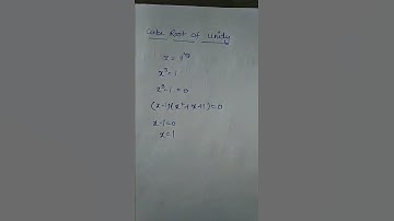 cube root of unity || Important