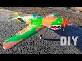 How to make Curtiss P-40 Warhawk RC Plane DIY