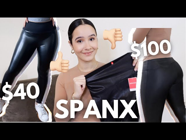 $40 SPANX VS $100 SPANX LEGGINGS  WHICH ONES WORTH THE $$? 