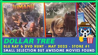 DOLLAR TREE MAY 2022 Store #1 Blu Ray and DVD Movie Hunt - New Shudder Titles? Horror? The Rock?