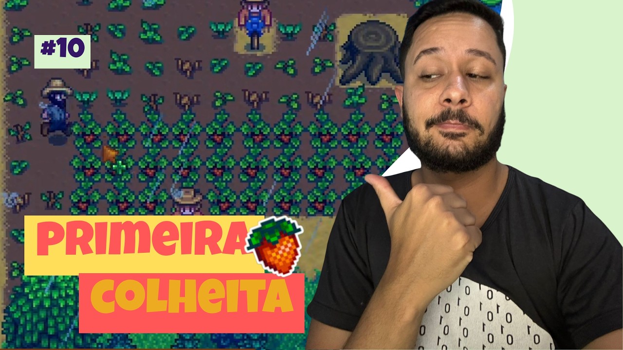 MEGA COLHEITA DE MORANGOS | Stardew Valley #10