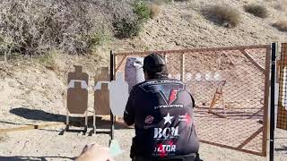 Taran ⚡️ crushin' a stage at a Southwest Pistol League USPSA Match💥