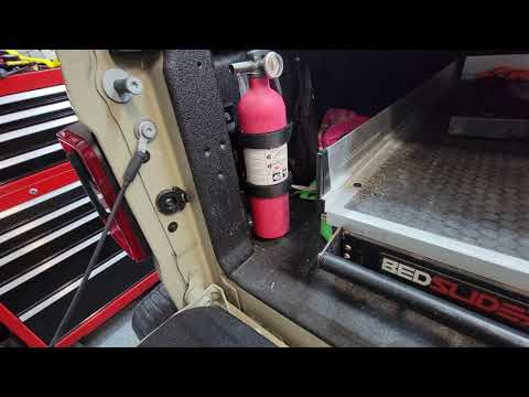 Where To Mount Fire Extinguisher In Truck Bed