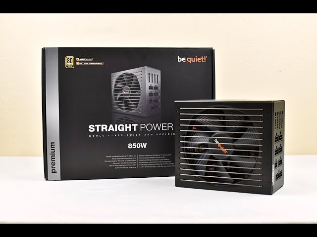 Be quiet! Straight Power 11 - 850W (unboxing) - YouTube