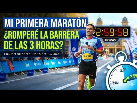 👉 Intenté bajar de 3 horas en mi PRIMERA MARATÓN… esto pasó. Maratón San Sebastián 2025.