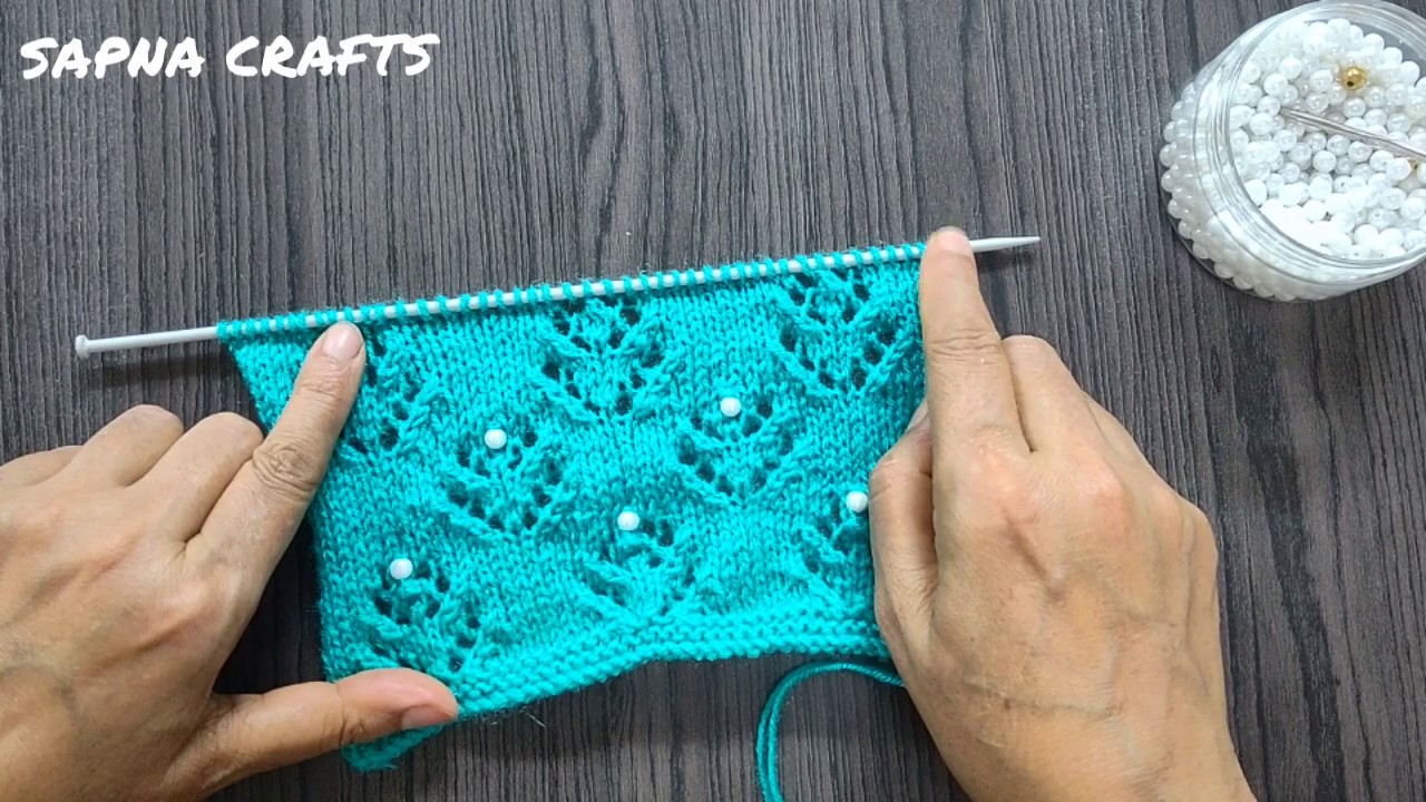 Beautiful knitting pattern for ladies cardigan, any sweater in Hindi